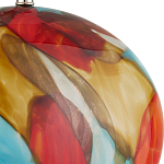 Настольная лампа разноцветная с овальным тканевым абажуром Abstraction варинант исполнения - 1 | Loft Concept в Красноярске