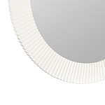 Зеркало в круглой фактурной раме Mirror Modern Texture белое варинант исполнения - 2 | Loft Concept в Красноярске