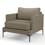 Мебельная ткань Шенилл коричневый цвет 138 см T4-28 варинант исполнения - 7 | Loft Concept в Красноярске