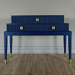 Премиальная Консоль с тремя ящиками Elsa Dreams Blue варинант исполнения - 3 | Loft Concept в Красноярске