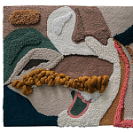 Тканый вручную текстильный гобелен Orchid варинант исполнения - 3 | Loft Concept в Красноярске