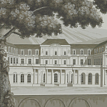 Обои ручная роспись Monuments of Paris Eau Forte on scenic paper варинант исполнения - 3 | Loft Concept в Красноярске