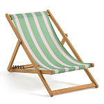 Шезлонг из акации и ткани Argentina варинант исполнения - 1 | Loft Concept в Красноярске