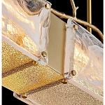 Люстра прямоугольная из фактурного стекла Chandelier Beam варинант исполнения - 1 | Loft Concept в Красноярске