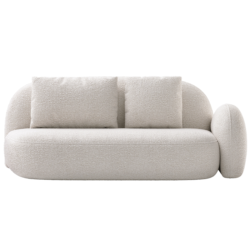 Двухместный модульный Диван Orus Белый в Красноярске | Loft Concept 