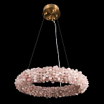 Люстра кольцевая с частичками натурального горного хрусталя Crystal Shimmer варинант исполнения - 3 | Loft Concept в Красноярске