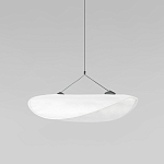 Подвесной светильник с белым тканевым плафоном в форме облака Crystal Cloud Junction варинант исполнения - 6 | Loft Concept в Красноярске