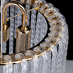 Люстра с подвесными рифлеными стеклянными трубками Nembus варинант исполнения - 19 | Loft Concept в Красноярске