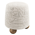 Пуф Wakonda ножки с деревянными шариками  варинант исполнения - 2 | Loft Concept в Красноярске