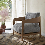 Кресло с каркасом из массива ясеня Deniaud Ash Grey Armchair варинант исполнения - 13 | Loft Concept в Красноярске