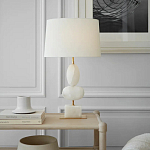 Настольная лампа на фигурном мраморном основании Conundrum варинант исполнения - 2 | Loft Concept в Красноярске