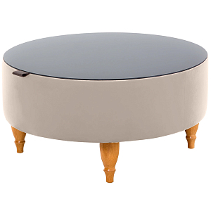 Круглый журнальный стол Garner Round Coffee Table Light