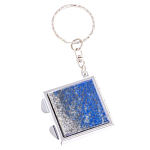 Зеркало брелок складное двухстороннее из натурального камня Лазурит Stone Mirrors варинант исполнения - 5 | Loft Concept в Красноярске