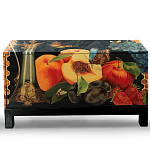 Комод чёрный с росписью Натюрморт Still life варинант исполнения - 1 | Loft Concept в Красноярске