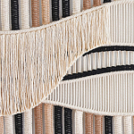 Художественный Гобелен из нитей Макраме Dunes Wall Art варинант исполнения - 2 | Loft Concept в Красноярске