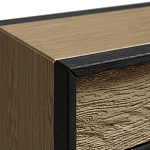 Комод 4 ящика с подсветкой на рельефном фасаде Warm Industrial варинант исполнения - 4 | Loft Concept в Красноярске