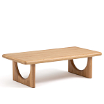 Стол журнальный из массива и шпона дуба Oak Essence Carden варинант исполнения - 1 | Loft Concept в Красноярске