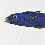 Плитка с узором Рыба пловчиха варинант исполнения - 5 | Loft Concept в Красноярске