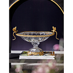 Чаша из прозрачного стекла с рельефным ободком и фигурками стрекоз Eden Garden варинант исполнения - 2 | Loft Concept в Красноярске