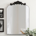 Зеркало с изысканной короной и безрамным полотном Crowned Mirror варинант исполнения - 1 | Loft Concept в Красноярске