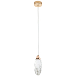 Подвесной светильник Soar Hanging Lamp Gold Transparent Прозрачный варинант исполнения - 2 | Loft Concept в Красноярске