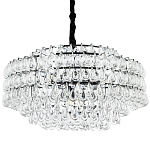 Люстра с хрустальными подвесками в виде капель Antoine Crystal Drops Chrome Chandelier 16 варинант исполнения - 1 | Loft Concept в Красноярске