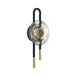 Бра с черным основанием и золотистым декором Bruno варинант исполнения - 4 | Loft Concept в Красноярске