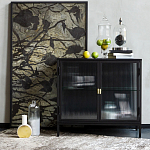 Сервант двухдверный с рифленым стеклом The Keeper варинант исполнения - 6 | Loft Concept в Красноярске