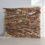 Большая Абстрактное Панно из веток и нитей Dryad Wall Art варинант исполнения - 4 | Loft Concept в Красноярске