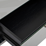 Тумбочка зеркальная с ящиком Mirror Chrome Cabinet варинант исполнения - 5 | Loft Concept в Красноярске