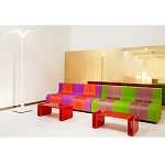 Дизайнерское кресло зеленое Poltronova Sofo Verosa Green Pink Armchair варинант исполнения - 18 | Loft Concept в Красноярске