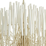 Люстра белая с несколькими ярусами деревянных палочек Bright Wooden Chandelier варинант исполнения - 9 | Loft Concept в Красноярске