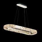 Люстра овальная с мозаичным хрустальным оформлением Sparks of Crystal варинант исполнения - 1 | Loft Concept в Красноярске