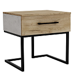 Тумба прикроватная с ящиком в стиле лофт Urban Style Space 2 варинант исполнения - 1 | Loft Concept в Красноярске