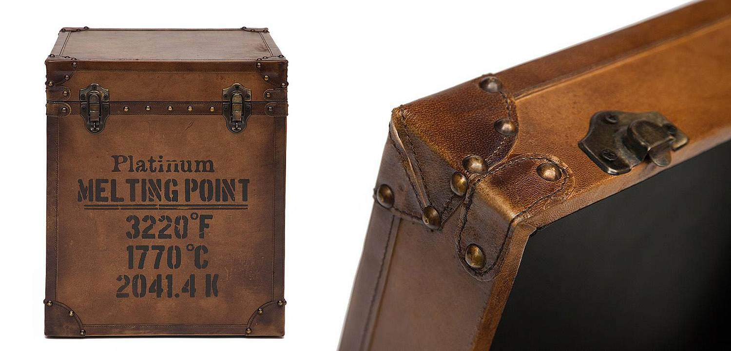 Сундук Vintage buffalo leather chest - Loft-Concept в Красноярске