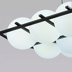 Люстра подвесная с 9-ю плафонами в форме шара Yarvi варинант исполнения - 3 | Loft Concept в Красноярске