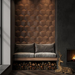 Гипсовая 3D панель с принтографией PM-30 варинант исполнения - 4 | Loft Concept в Красноярске