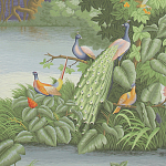 Обои ручная роспись Le Brésil Eden варинант исполнения - 1 | Loft Concept в Красноярске