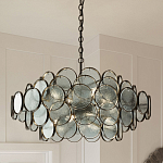 Люстра с каскадом из круглых стеклянных дисков Small Round Sequins варинант исполнения - 5 | Loft Concept в Красноярске