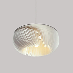 Подвесной светильник с белыми изящными декоративными лепестками Volumetric Petal Lamp варинант исполнения - 2 | Loft Concept в Красноярске