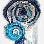 Текстильный Арт-объект ручной работы Galaxy варинант исполнения - 3 | Loft Concept в Красноярске