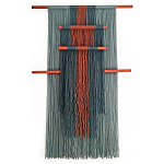 Декор на стену Макраме из нитей Japan Wall Panel Orange варинант исполнения - 2 | Loft Concept в Красноярске