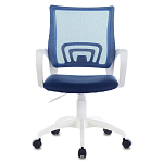 Офисное кресло с основанием из белого пластика Desk chairs Blue варинант исполнения - 4 | Loft Concept в Красноярске