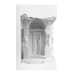 Встраиваемый в стену гипсовый светильник под покраску с колоннами и арками в античном стиле Antiquity Athena варинант исполнения - 8 | Loft Concept в Красноярске