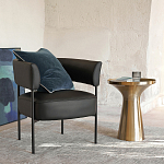 Приставной столик из латуни Grant Brass Side Table варинант исполнения - 5 | Loft Concept в Красноярске