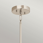 Подвесной светильник с рифленым стеклянным плафоном в форме шара Kichler варинант исполнения - 8 | Loft Concept в Красноярске