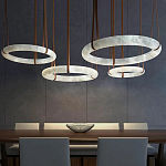 Люстра в форме обруча из натурального камня Minerals of Light варинант исполнения - 7 | Loft Concept в Красноярске