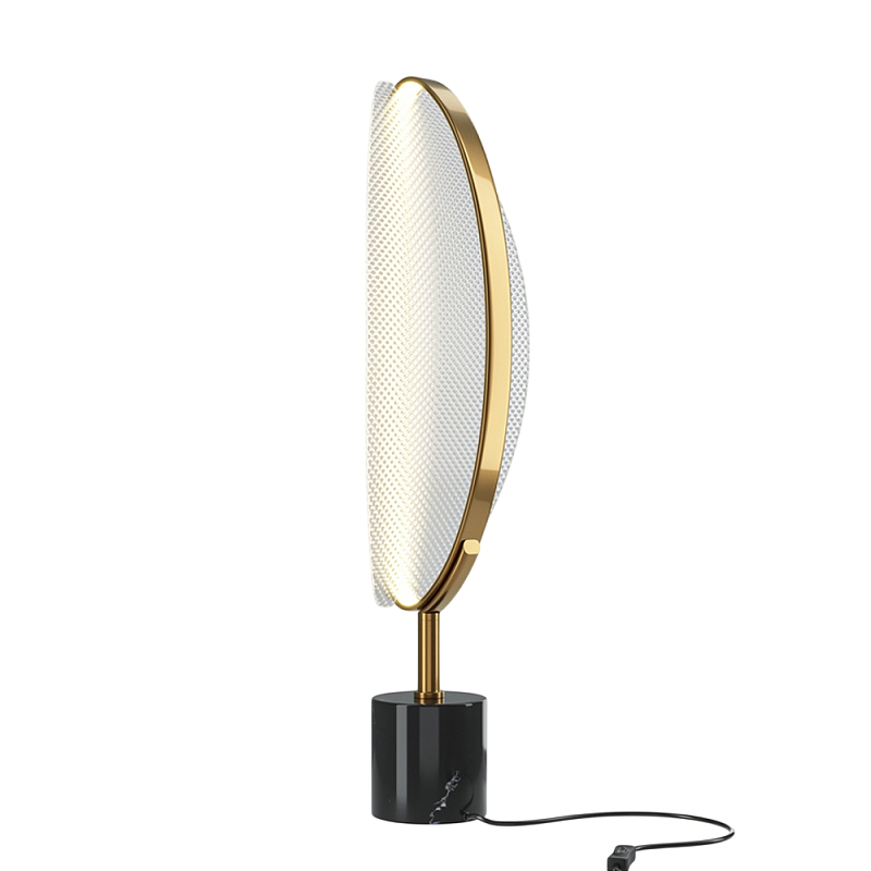 Настольный светильник Breeze 3000К 15Вт Латунь Прозрачный в Красноярске | Loft Concept 