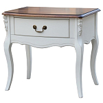 Прикроватная тумба в стиле прованс с ящиком Borde Montmartre Provence Bedside Table варинант исполнения - 1 | Loft Concept в Красноярске