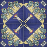 Плитка дизайнерская с узором Мангалоры варинант исполнения - 2 | Loft Concept в Красноярске